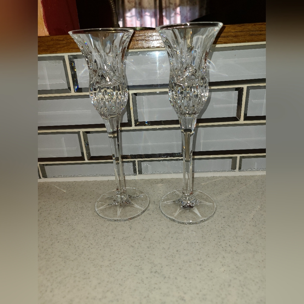 Elegant Crystal Candle Holders - Picture 5 of 6
